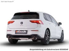 Remus Sport-Komplettanlage ab OPF VW Golf 8 2x102mm rund scharfkantig