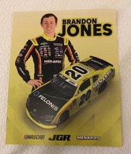 Nascar O’Reilly Auto Parts Driver #20 Brandon Jones Pelonis 2026 Postcard 