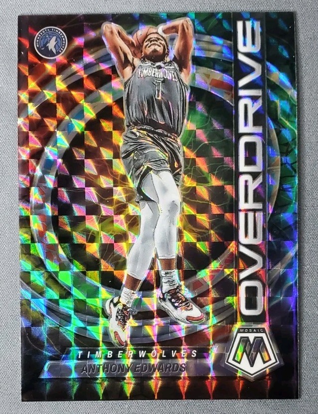 2022-23 Panini Mosaic Overdrive Anthony Edwards