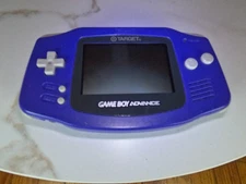 Nintendo Game Boy Advance Console GBA Indigo Purple (AGB-001) Target Edition