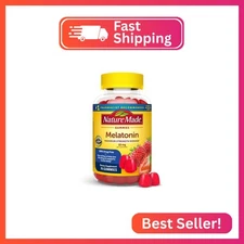 Nature Made Melatonin 10mg per serving Gummies for Adults, Maximum Strength Dosa