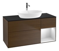Villeroy & Boch Finion Waschbeckenunterschrank FüR Becken Mittig Regal Rechts...