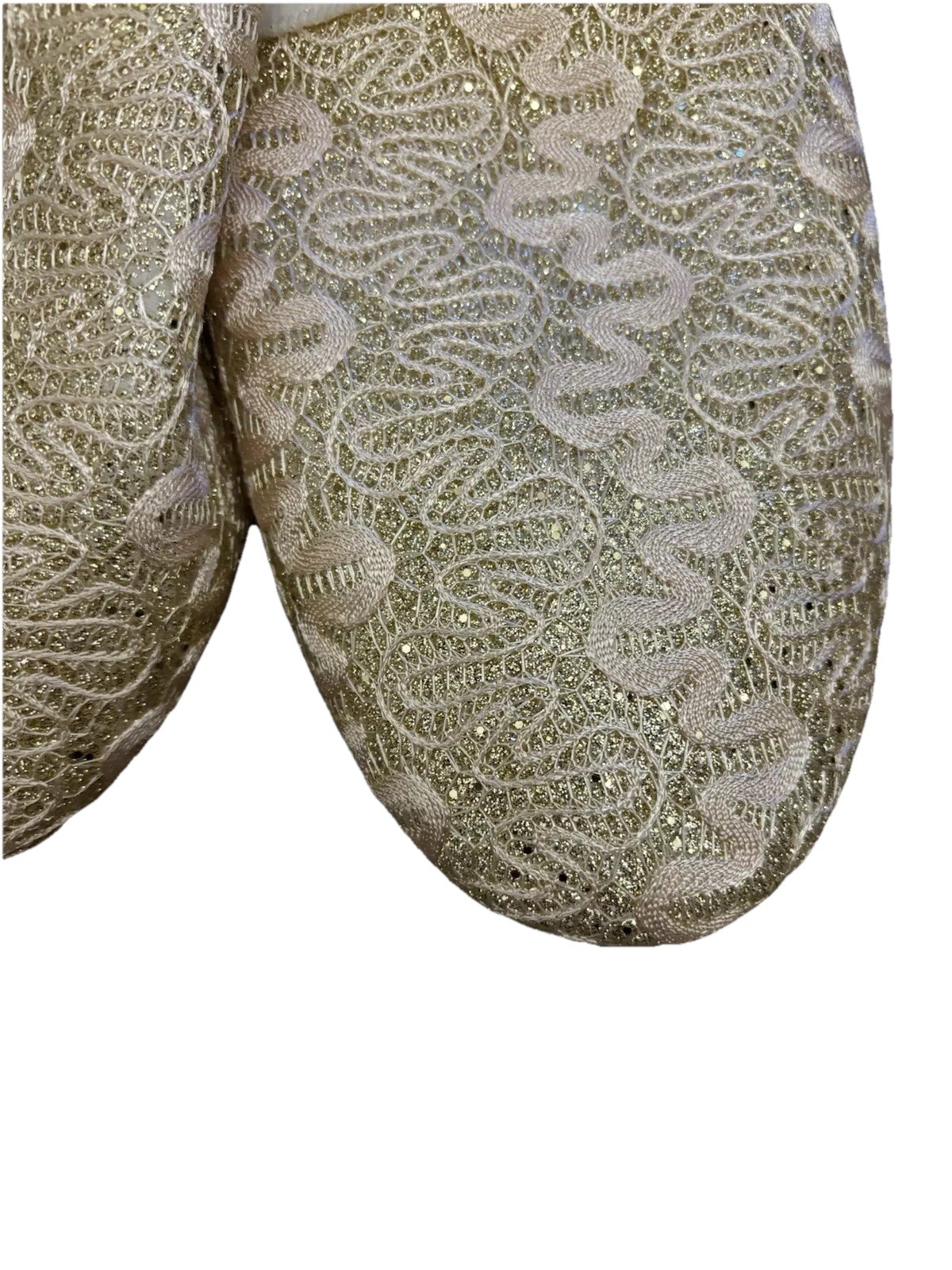 PANTOFOLA D’ORO Pantofole donna nuove sigillate EU41 UK8 "Madam Posh" Wegde oro molto comode