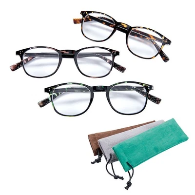 Lesebrille Herren Damen Lesehilfe +1.50 bis +3.00 Toskana Panto Fertiglesebrille - Bild 1 von 4