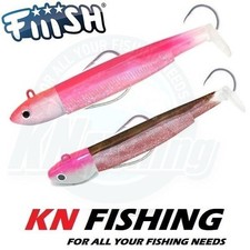 FIIISH BLACK MINNOW n.5 ESCA IN SILICONE CORPI PRE TRUCCATI TESTA DI MAGA...