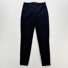 Marciano Guess Pants Womens 42 Black Slim Ankle Zip Twill Dress Work Made Italy