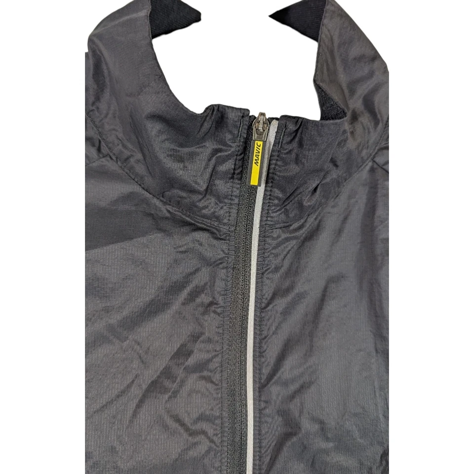 Chaleco de Ciclismo Mavic con Bolsillo Negro Para Hombre Mediano Cremallera Nylon Foto 3 de 4