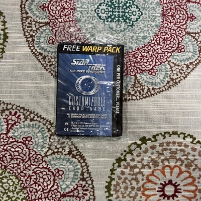 Star Trek The Next Generation Warp Pack Customizable Card Game