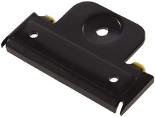 Hardware Essentials 852505 Black Swinging Door Latch 4' Replacement Lock