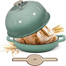 Davivy 5QT Enameled Dutch Oven for Sourdough ...