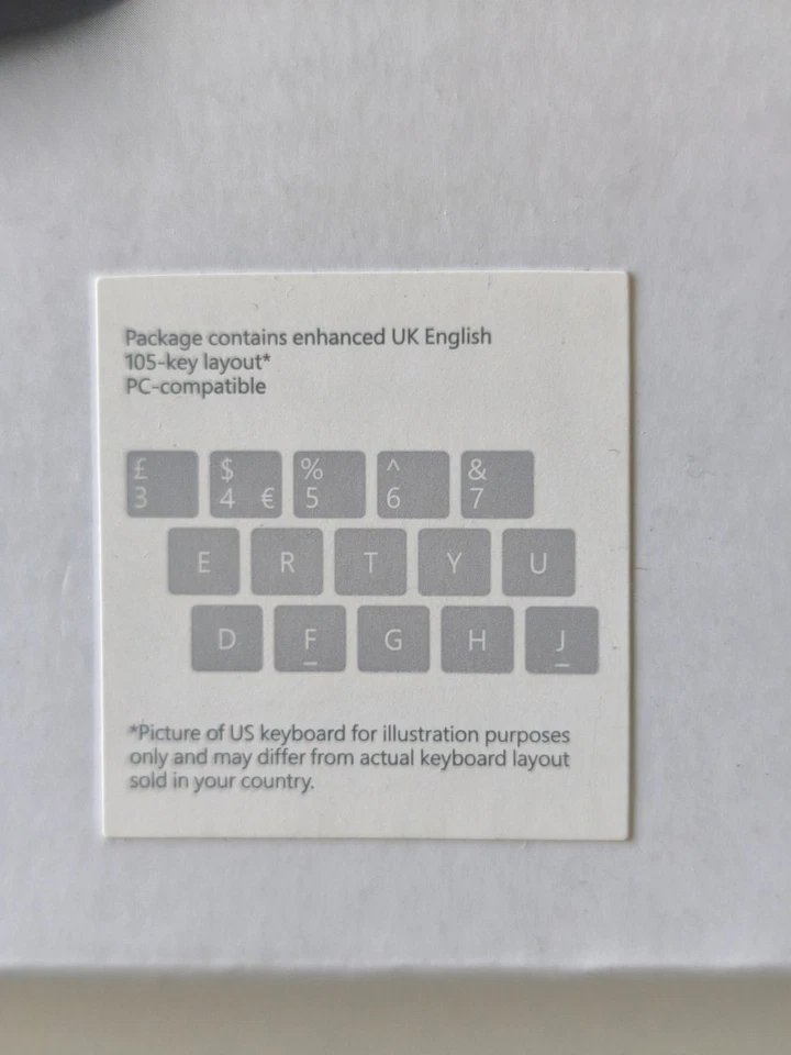 Microsoft Wired 600 Desktop Keyboard & Mouse Set UK Layout - Black NEW UNOPENED - Image 4 of 4