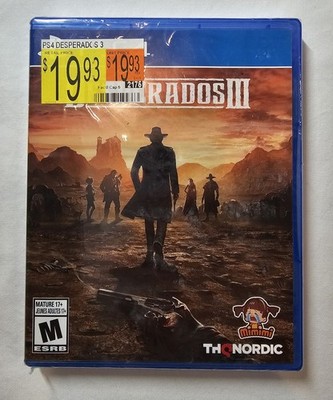 Desperados III Sony PlayStation 4 Game Brand New Factory Sealed