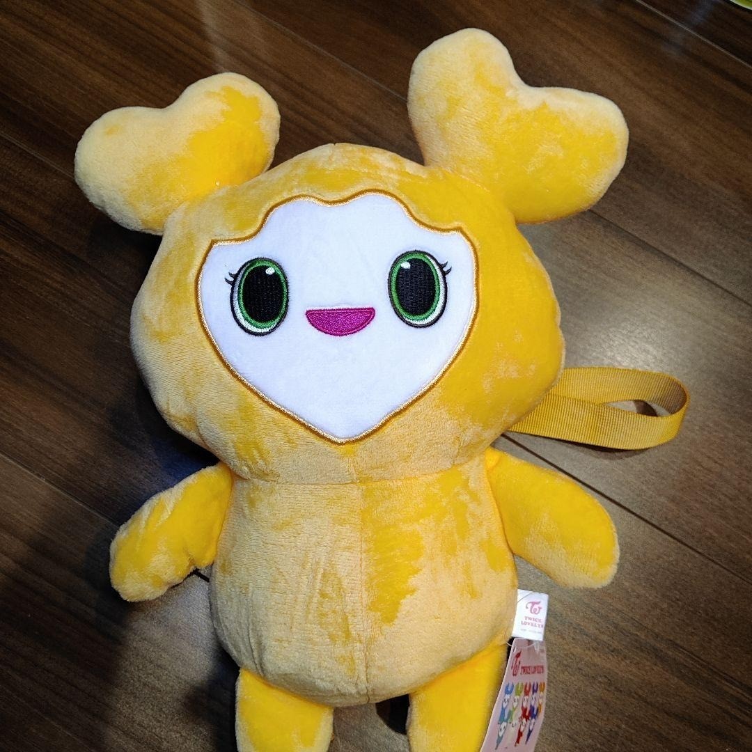 TWICE LOVELYS Plush Doll Backpack Rucksack JIVELY Jihyo Near Mint