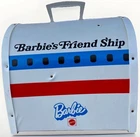Vintage Barbie Friend Ship Airplane Case 1970s Mattel #8639 Travel Playset