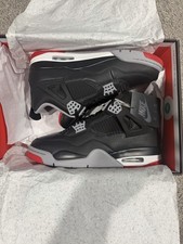 Air Jordan 4 Retro Bred Reimmaginate taglia 9,5 FV5029-006