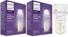 Philips Avent Breast Milk Storage Bags, 50 Count, 6oz/180ml, SCF603/50