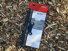 SILCA TATTICO frame mounted bike mini pump bl...