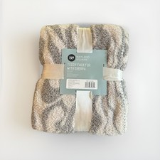 CVS Teddy Faux Fur Sherpa Blanket New 