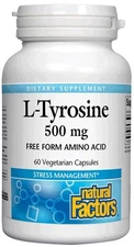 Natural Factors L-Tyrosine 500mg 60 VegCap