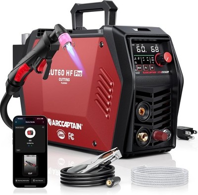 iControl CUT60 Pro Plasma Cutter, [APP Control] 60Amp Pilot Arc 120/240V Plasma 