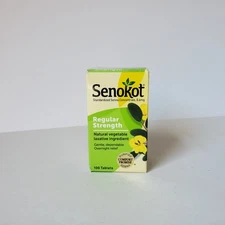 Senokot Regular Strength Natural Vegetable Laxative Tablets 100 Expires 07/2026