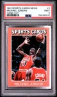 158180570 Michael Jordan 1991 Sports Cards News #2 PSA 9