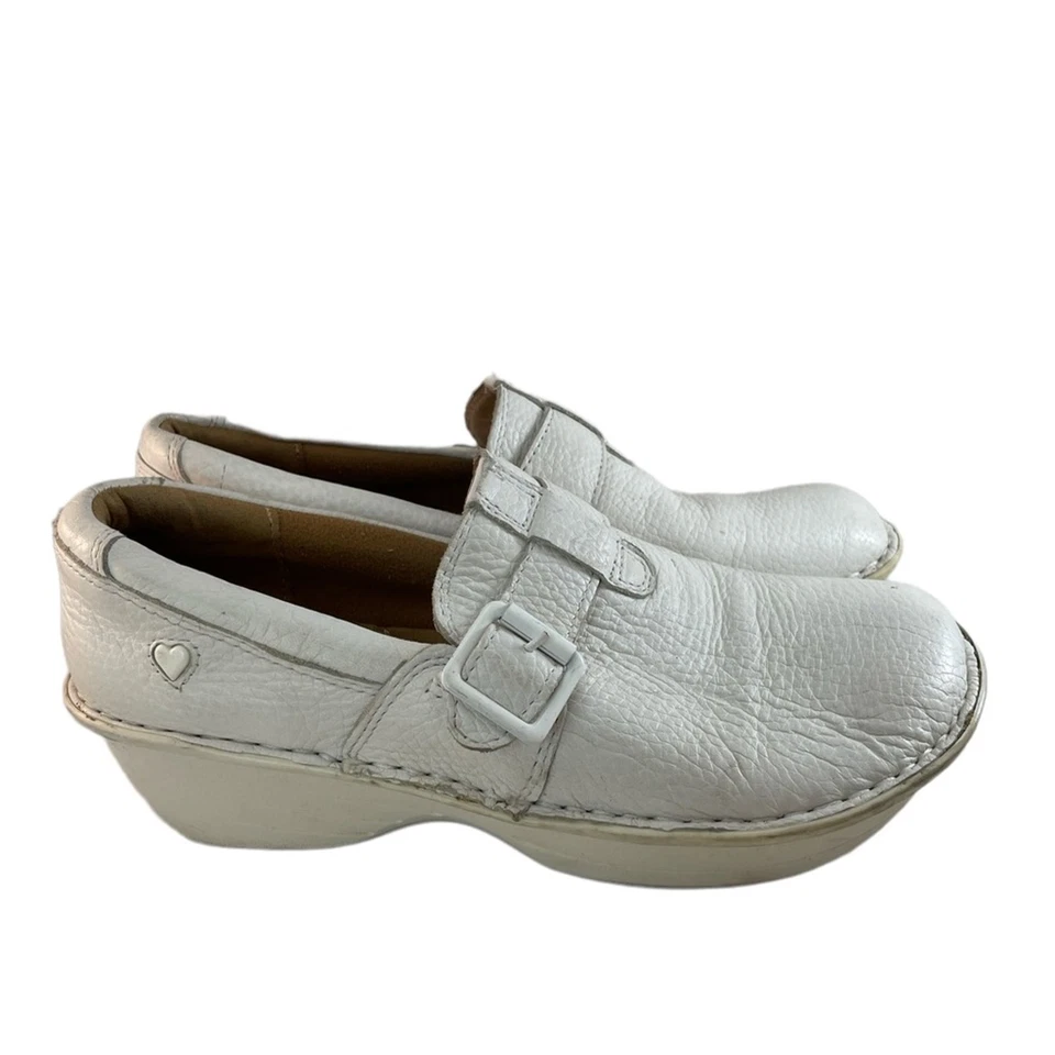 Zapatos blancos Nurse Mates Gelsey con almohada 8,5 Foto 2 de 4