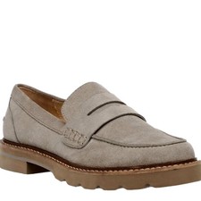 Anne Klein Everly Penny Loafer Taupe EVERLY-TAUPE Women's Size 7.5 Wide