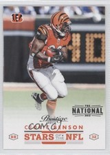 2012 Playoff Prestige Stars of NFL The National 2/5 Cedric Benson #7 b9u