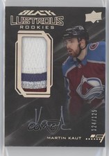 2020-21 SPx UD Black Lustrous Rookies Tier 1 124/125 Martin Kaut Patch Auto 1r5