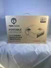 TOPVISION Portable LED Projector 1080p 9000 Lux HDMI USB AV VGA White