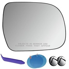 Passenger Side Mirror Glass Compatible with Toyota Tacoma 2005-2015,