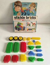 1970 Vintage Stickle Bricks Mini Kit Nopper - A Denys Fisher Toy
