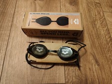 Arena Tracks Swimming Goggles - Black/Smoke/Black