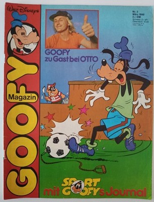 Goofy Magazin Nr. 3 (März 1980) Goofy zu Gast bei Otto   EHAPA Disney Vintage