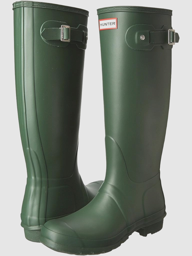 Hunter Women's Original Tall Rain Boots Waterproof , Hunter Green, Size 9