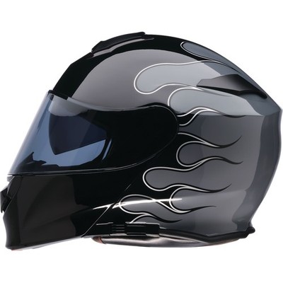 Z1R Solaris 2.0 Modular Helmet - Flame - Black/Gray - Large 0100-2655