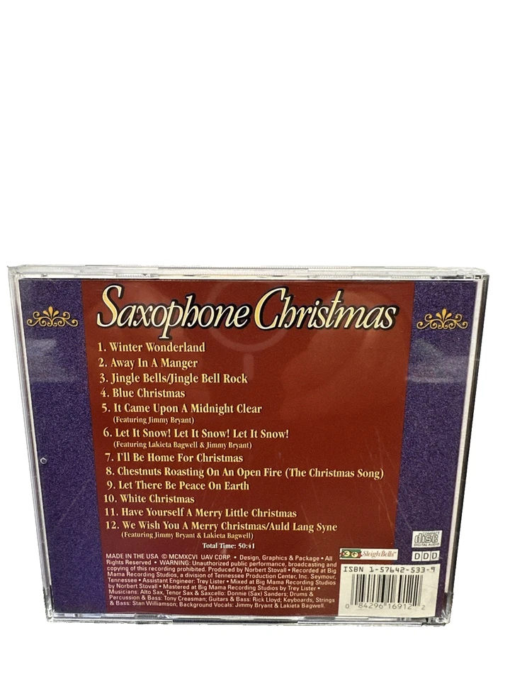 Saxophone Christmas (CD), Very Good Condition - Image 2 of 2