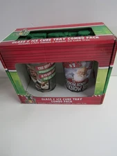New ELF THE MOVIE Glasses And Ice Cube Tray Combo Pack 18504 MIP