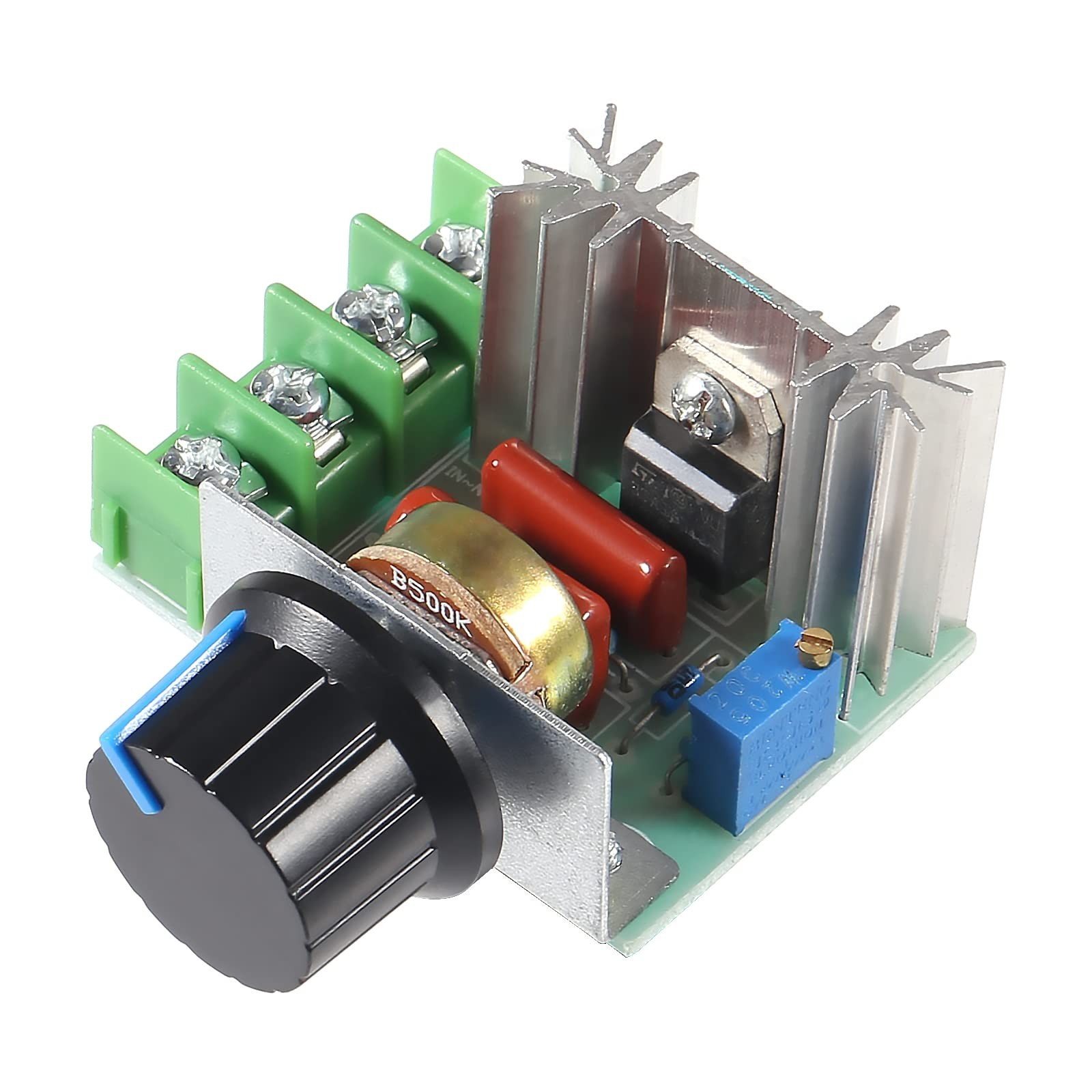 5pcs Adjustable Voltage Regulator Motor Speed Controller 2000W PWM Motor Spee...