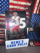 Panini Select Numbers 2024 Jayden Daniels Rookie #23 Washington Commanders Card