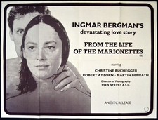 FROM THE LIFE OF THE MARIONETTES 1980 Ingmar Bergman Robert Atzorn UK QUAD