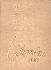 Original 1947 Coloradan-University Of Colorado-Boulder Yearbook-CU Buffalos 