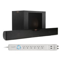 Klipsch R-20b Soundbar W/ 10 Sub & Free 6-outlet Power Strip W/ Usb Charging on sale Klipsch R-20b Soundbar W/ 10 Sub & Free 6-outlet Power Strip W/ Usb Charging on sale