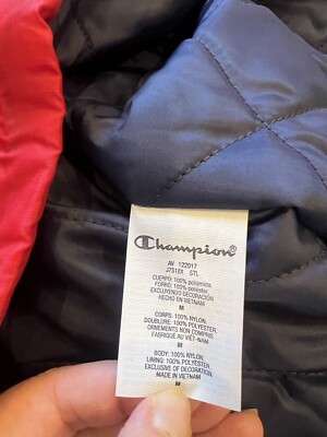 AUTHENTIC SUPREME x CHAMPION Pullover Parka Jacket Size Medium M
