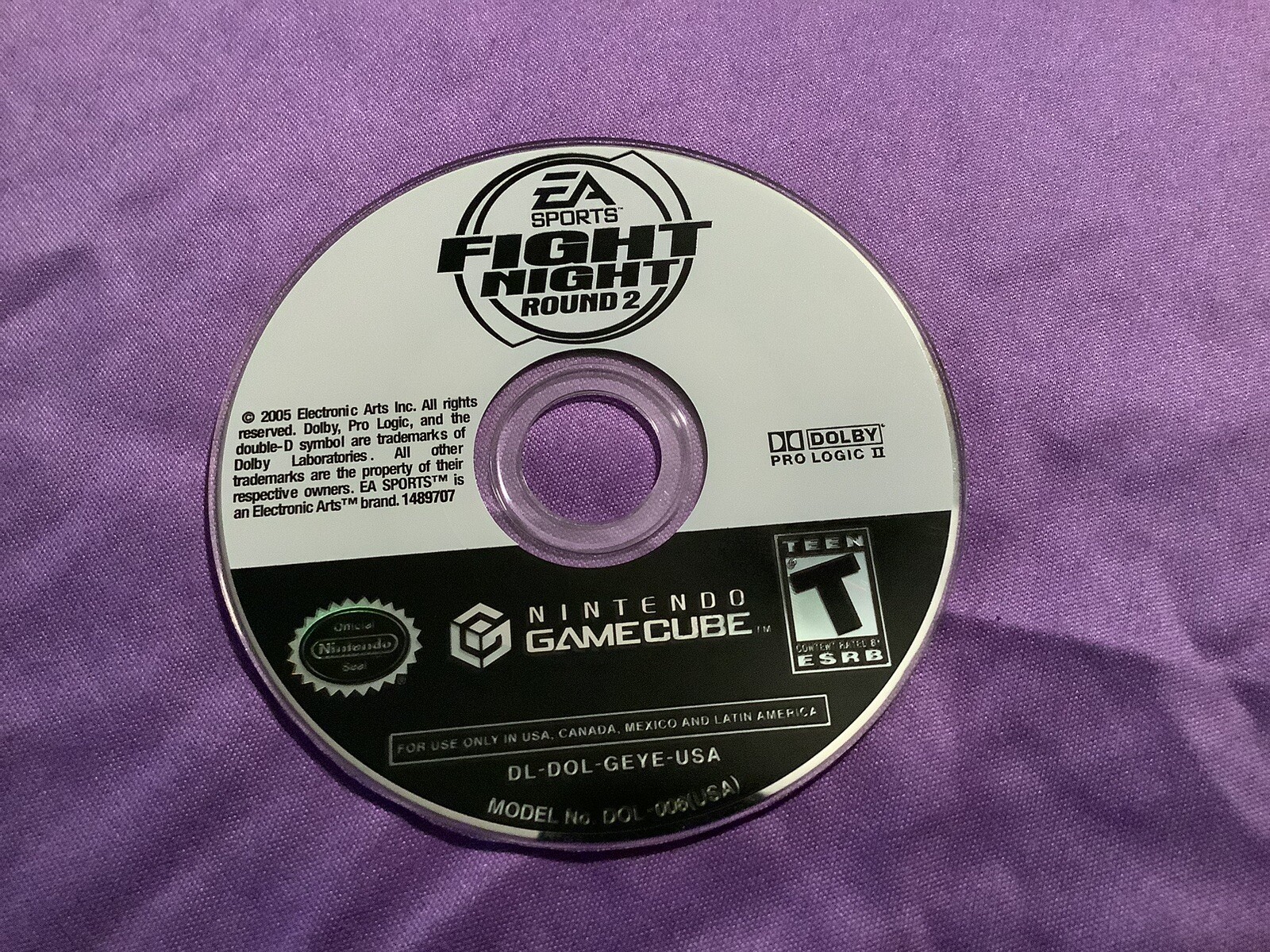 Nintendo GameCube Fight Night Round 2 (GAME DISC ONLY) TESTED AND ...