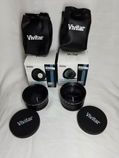 VIVITAR TELEPHOTO 2.2x WIDE ANGLE .43x Camera Lens 58mm - NEW