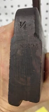 Vintage AUBURN TOOL CO 1/4” No. 105 Moulding Plane No Blade USA