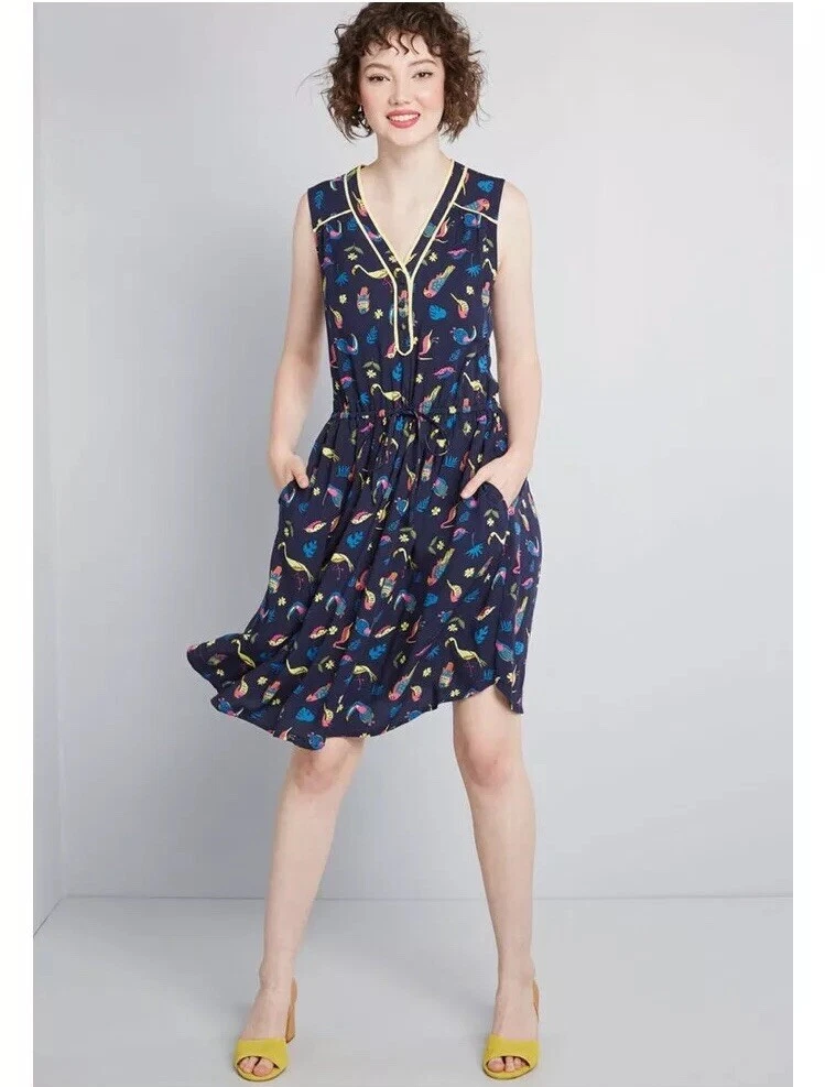 Navy beach cheap dress
