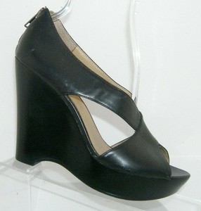 nine west black wedges